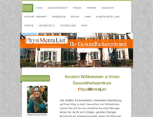 Tablet Screenshot of physimentalist.de